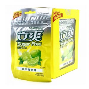 Драже Sugar Free ЛАЙМ-МЯТА 15гр/12шт/24бл (цена за штуку)