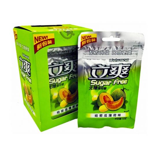 Драже Sugar Free ДЫНЯ/МЯТА 15гр/12шт/24бл (цена за штуку)