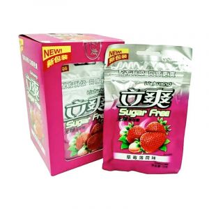 Драже Sugar Free КЛУБНИКА/МЯТА 15гр/12шт/бл (цена за штуку)