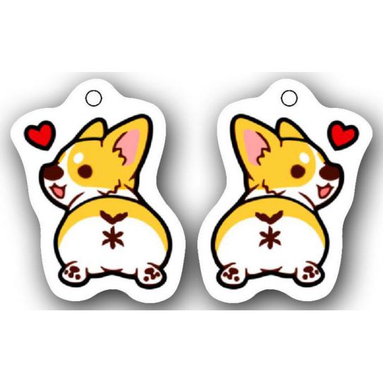 акриловые серьги 2-60