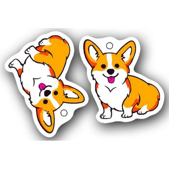 акриловые серьги 2-66