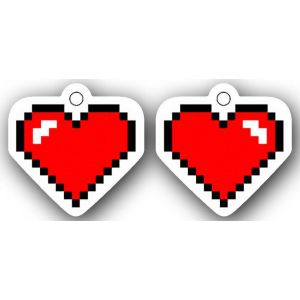 акриловые серьги 2-111