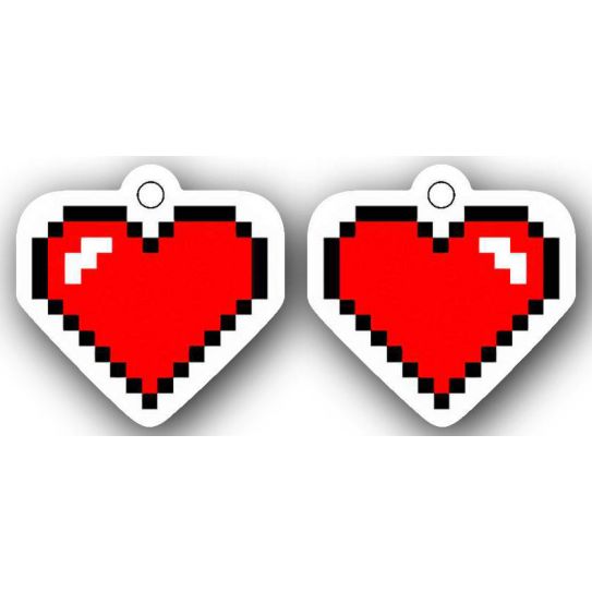 акриловые серьги 2-111