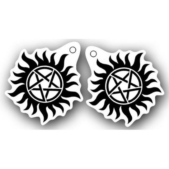 акриловые серьги 2-112