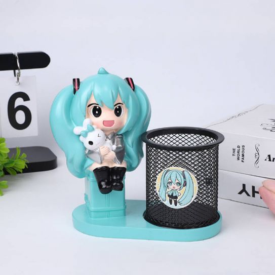 Органайзер для канцтоваров настольный "Мику Хатсуне" (14 см)