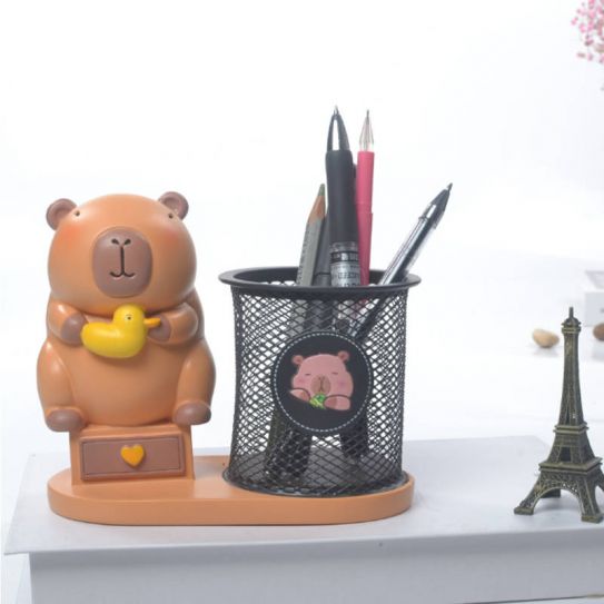 Органайзер для канцтоваров настольный "Капибара" 3 (12 см)