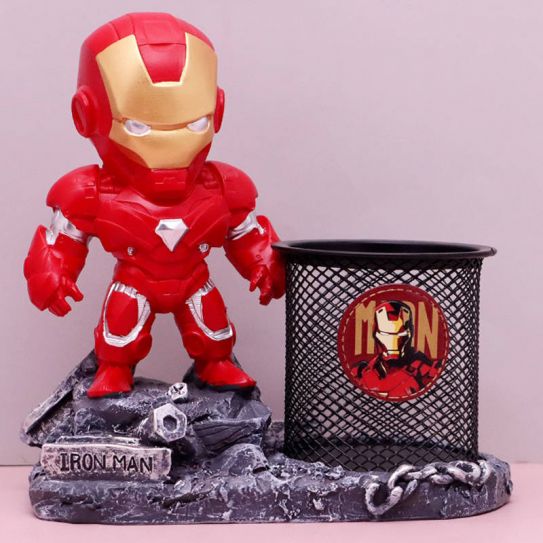 Органайзер для канцтоваров настольный "Железный человек" 1 (17 см)