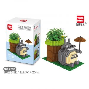 Конструктор Тоторо Кашпо (776 блоков, 16 на 8 см)