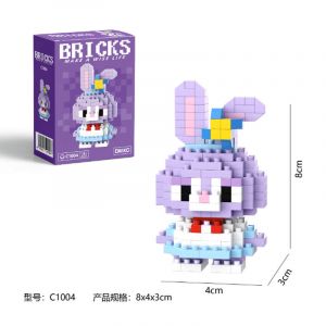 3Д конструктор из мини блоков BRICKS Заяц