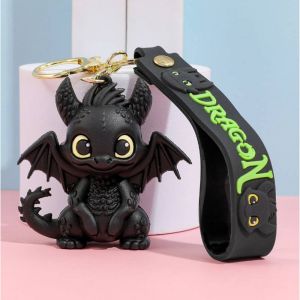 Брелок резиновый Как приручить дракона - Ночная фурия 2