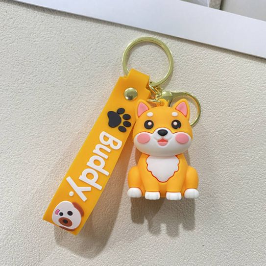 Брелок резиновый Корги