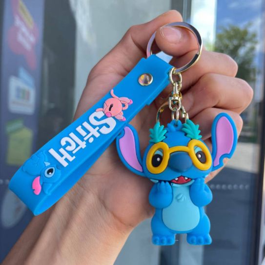 Брелок резиновый Стич 1