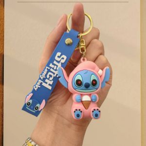 Брелок резиновый Стич 4