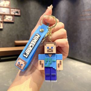 Брелок резиновый Майнкрафт - Стив