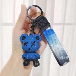 Брелок резиновый Космический мишка 3