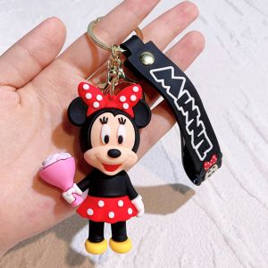 Брелок резиновый перламутровый Минни Маус 1