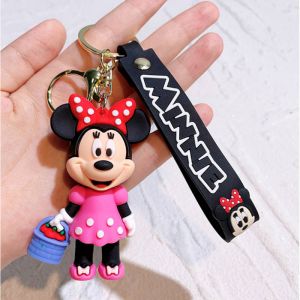 Брелок резиновый перламутровый Минни Маус 2