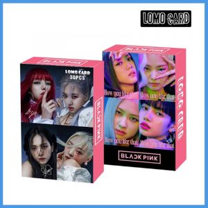 Фотокарточки LOMO CARD K-POP 1 односторонние 30 штук (8 на 5 см) 045 Black Pink (45)