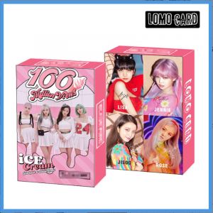 Фотокарточки LOMO CARD K-POP 1 односторонние 30 штук (8 на 5 см) 047 Black Pink (47)