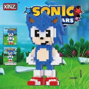 Конструктор из блоков Соник 3 стоит (1499 блока, 20х10х96см)