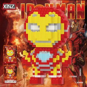 Конструктор из блоков Железный человек (1528 блока, 18х12х8см)