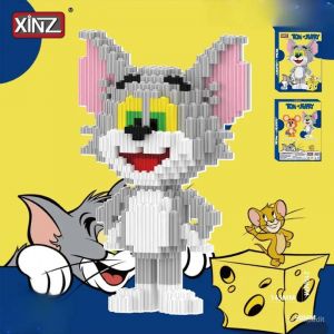 Конструктор из блоков Том и Джери Том (1461 блока, 21х14х9см)