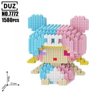 Конструктор из блоков DUZ Девочка Весы (1580 блока)