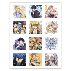 Набор 3D стикеров 12шт Хвост феи 1