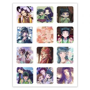 Набор 3D стикеров 12шт Монолог фармацевта 1