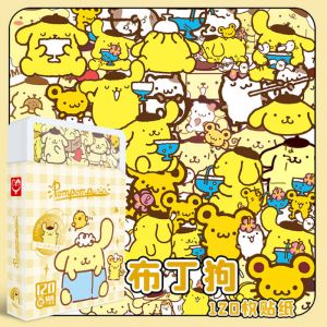 Стикеры 120 шт. в пластиковом боксе "PomPomPurin"23