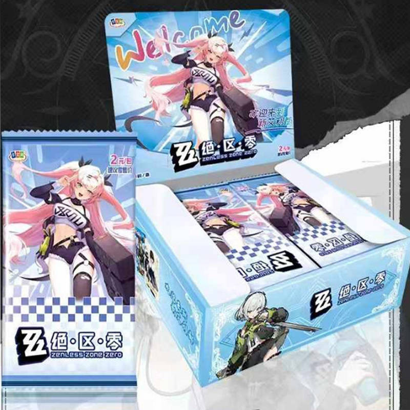 Блок с коллекционными карточками-бустерами по игре "Zenless Zone Zero" 1 (30 бустеров , 150 карточек)