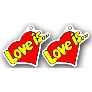 акриловые серьги 2-117