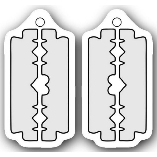 акриловые серьги 2-118