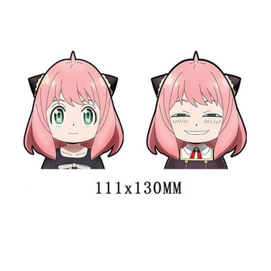 3D стикер наклейка большой "Анечка" 13 (13 на 11 см)