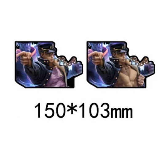 3D стикер наклейка большая "Джотаро Куджо" 29 (10,5 на 15 см)