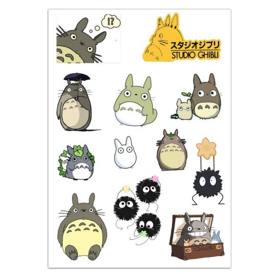 Набор стикеров А5 с вырубкой Миядзаки 1