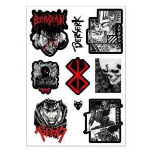 Набор стикеров А5 с вырубкой Берсерк 1