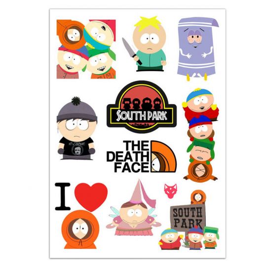 Набор стикеров А5 с вырубкой Южный парк 2