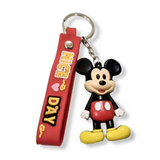 Брелок резиновый Микки Маус 1