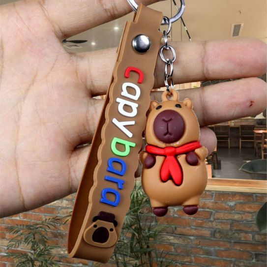 Брелок резиновый Капибара 5