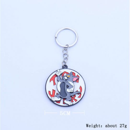 Брелок металлический крутящийся Том и Джерри 1