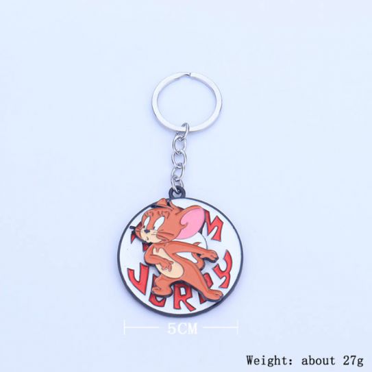 Брелок металлический крутящийся Том и Джерри 2