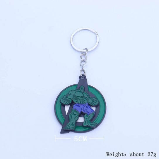 Брелок металлический крутящийся Халк 1