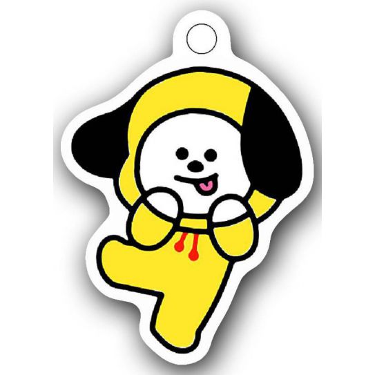 Деревянный светящийся брелок АНИМЕ 10-25