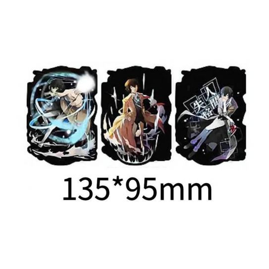 3D стикер наклейка большая "Проза бродячих псов" 51 (13,5 на 9,5 см)