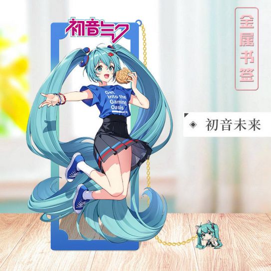 Металлические закладки Мику Хатсуне (8 на 3,5 см) 10