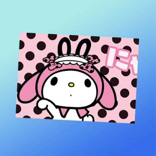 Плакат Аниме А3 №135 Kuromi My Melody и Hello Kitty