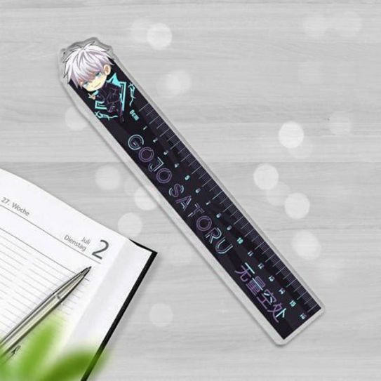 Линейки Акриловые №008 22см*3.5см Маг Битва Сатору