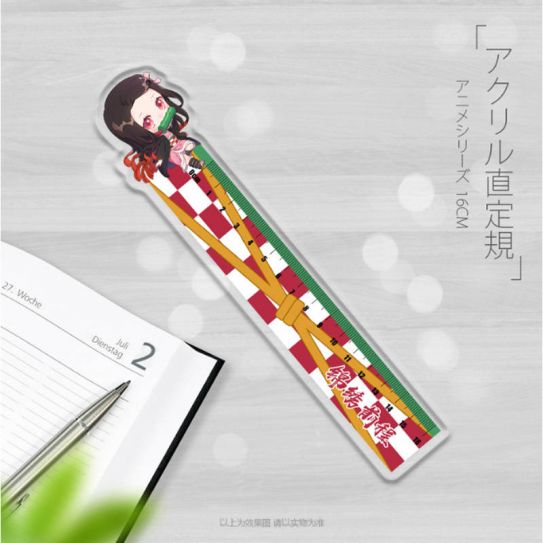 Линейки Акриловые №012 22см*3.5см Клинок Недзуко