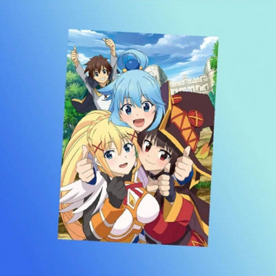 Плакат Аниме А3 №230 KonoSuba